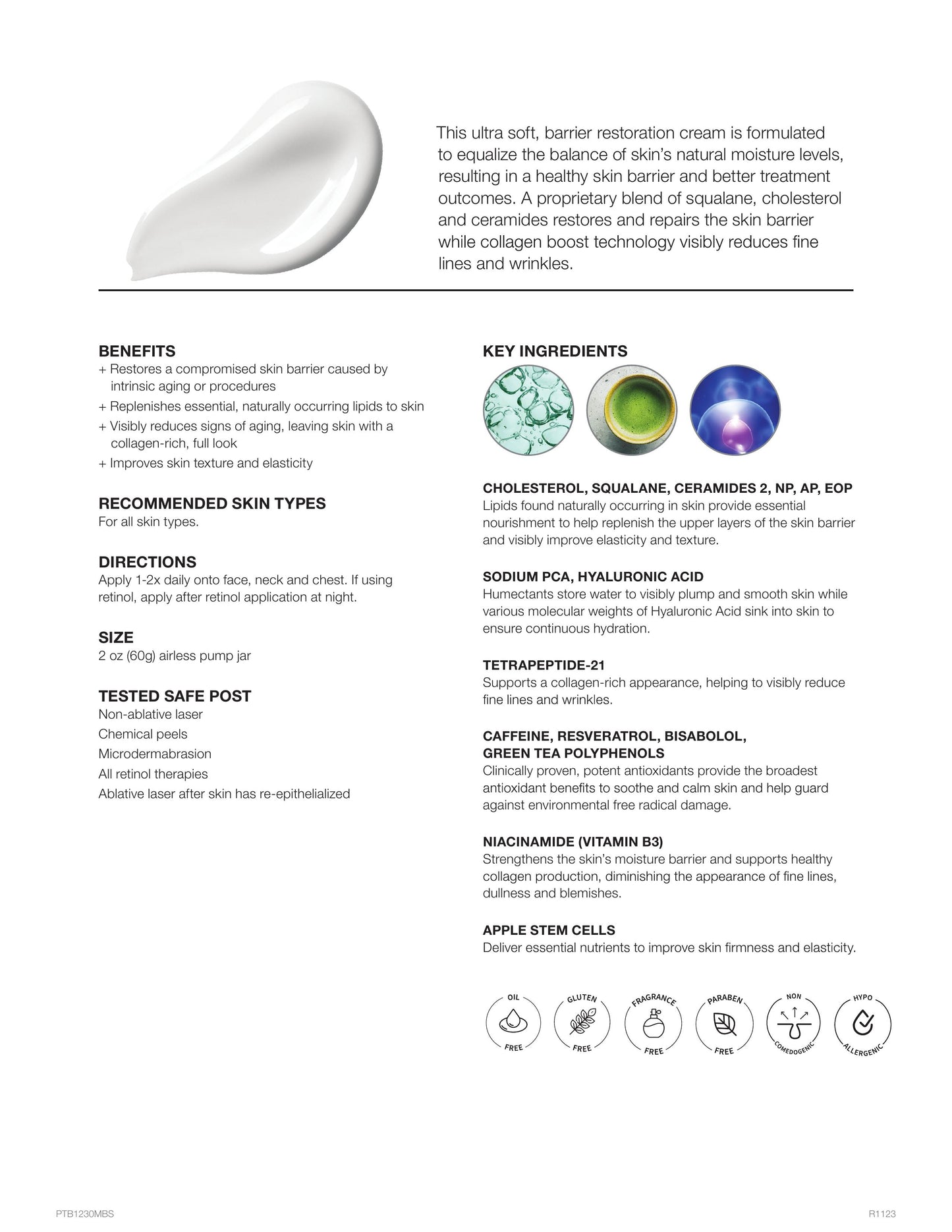 SH SKIN Crème DE Luxe 2oz