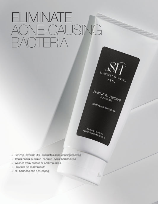SH SKIN 5% Benzoyl Peroxide Acne Wash
