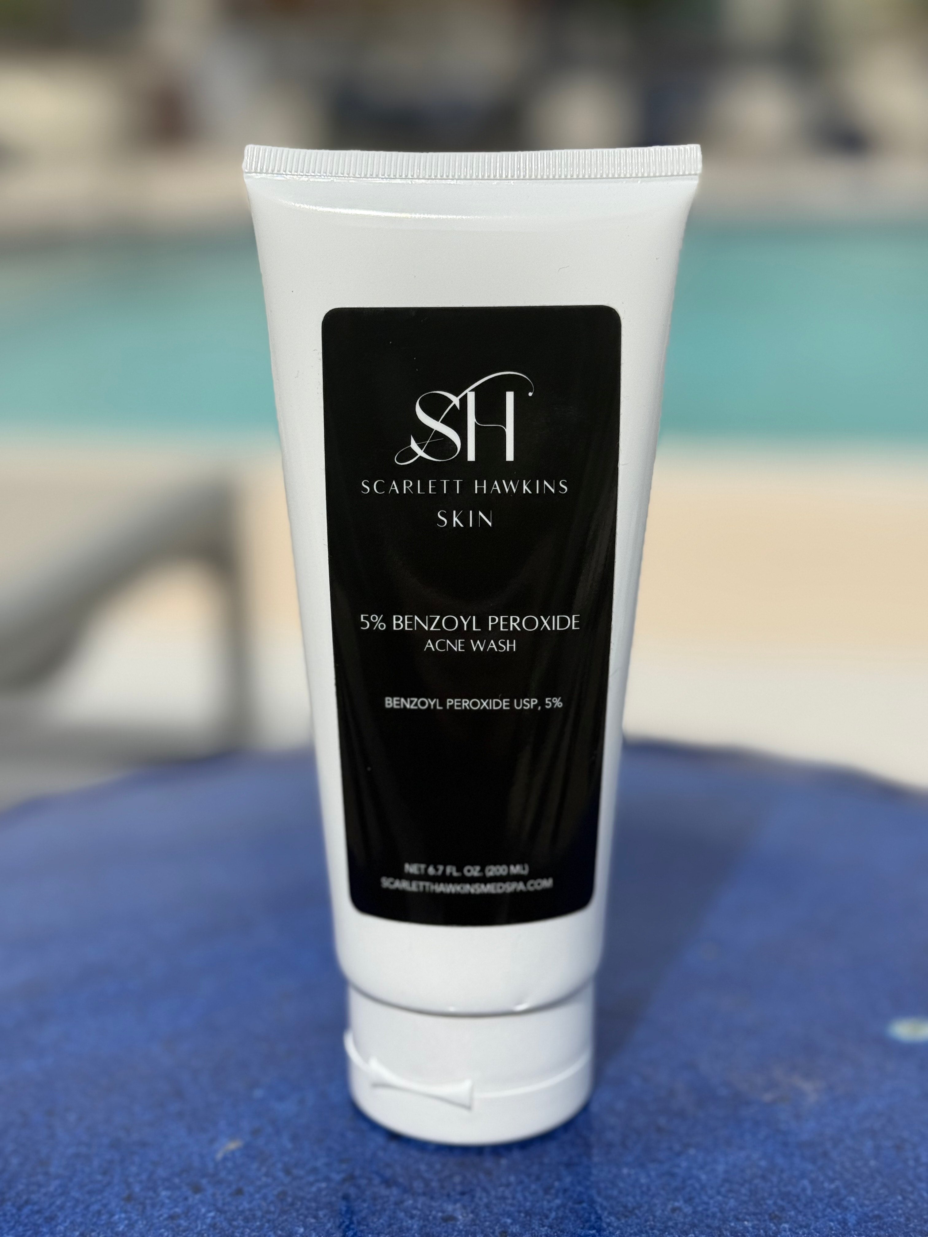 SH SKIN 5% Benzoyl Peroxide Acne Wash – Scarlett Hawkins