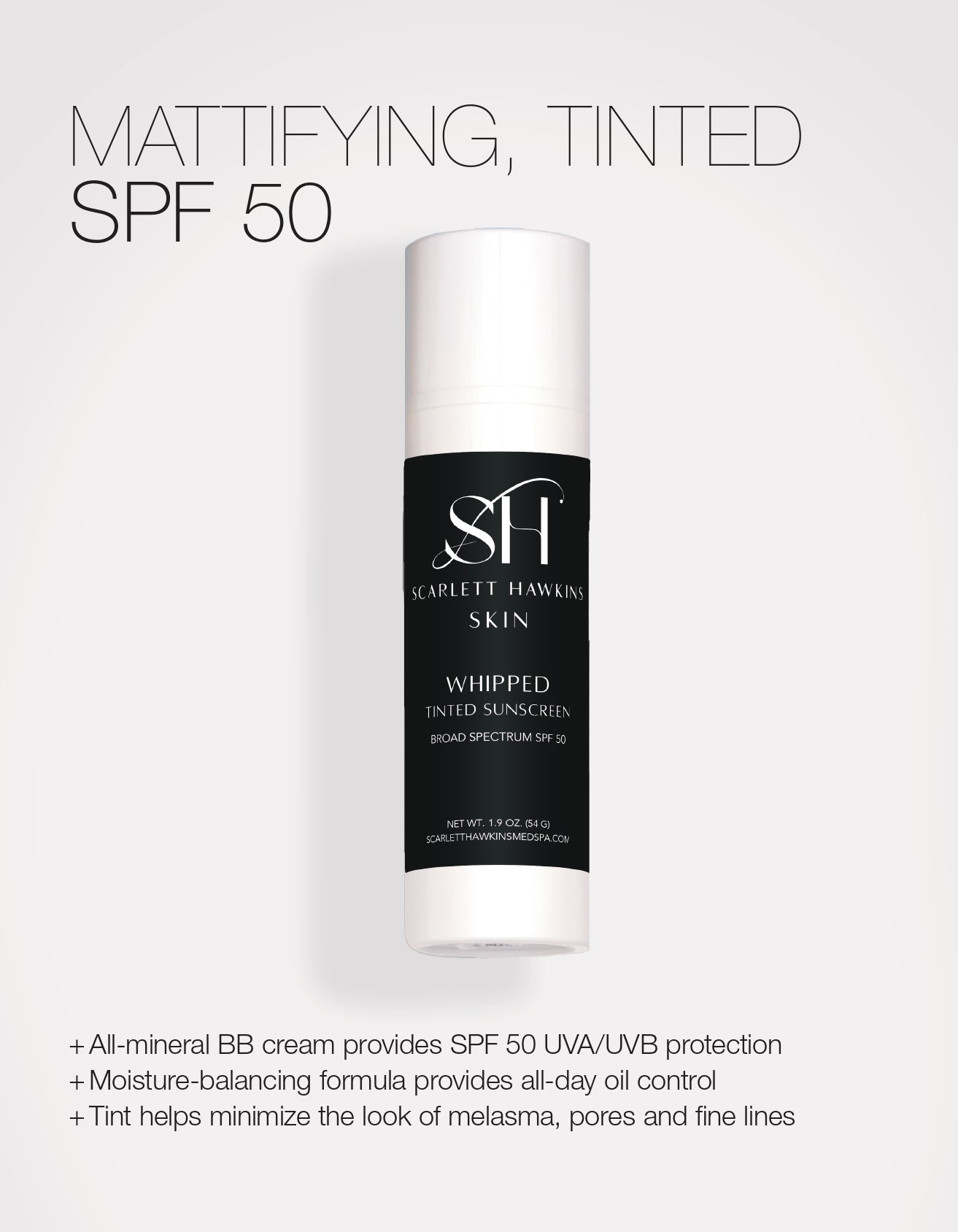 SH SKIN Whipped Tinted SPF 50